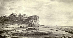 Hastings Castle c1750